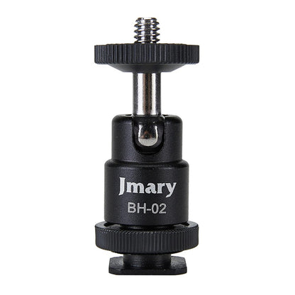 JMARY BH-02 360-Degree Rotating Tripod Adapter with 1 / 4 Screw for LED Lights, Monitors, Mic, Camera