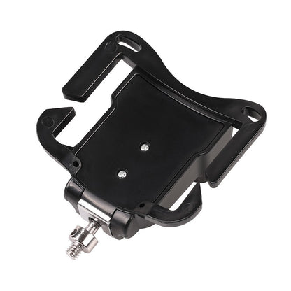 A648 Opened 1 / 4 Inch Screw Mount Quick Release Hanger ABS+Metal Camera Belt Clip Waist Belt Holster Holder