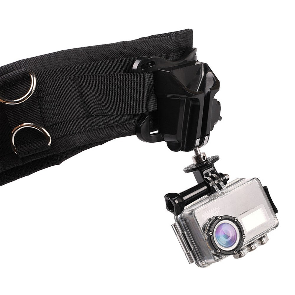 A648 Opened 1 / 4 Inch Screw Mount Quick Release Hanger ABS+Metal Camera Belt Clip Waist Belt Holster Holder