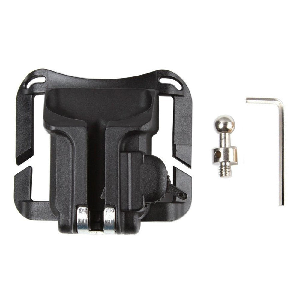 A648 Opened 1 / 4 Inch Screw Mount Quick Release Hanger ABS+Metal Camera Belt Clip Waist Belt Holster Holder