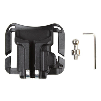 A648 Opened 1 / 4 Inch Screw Mount Quick Release Hanger ABS+Metal Camera Belt Clip Waist Belt Holster Holder