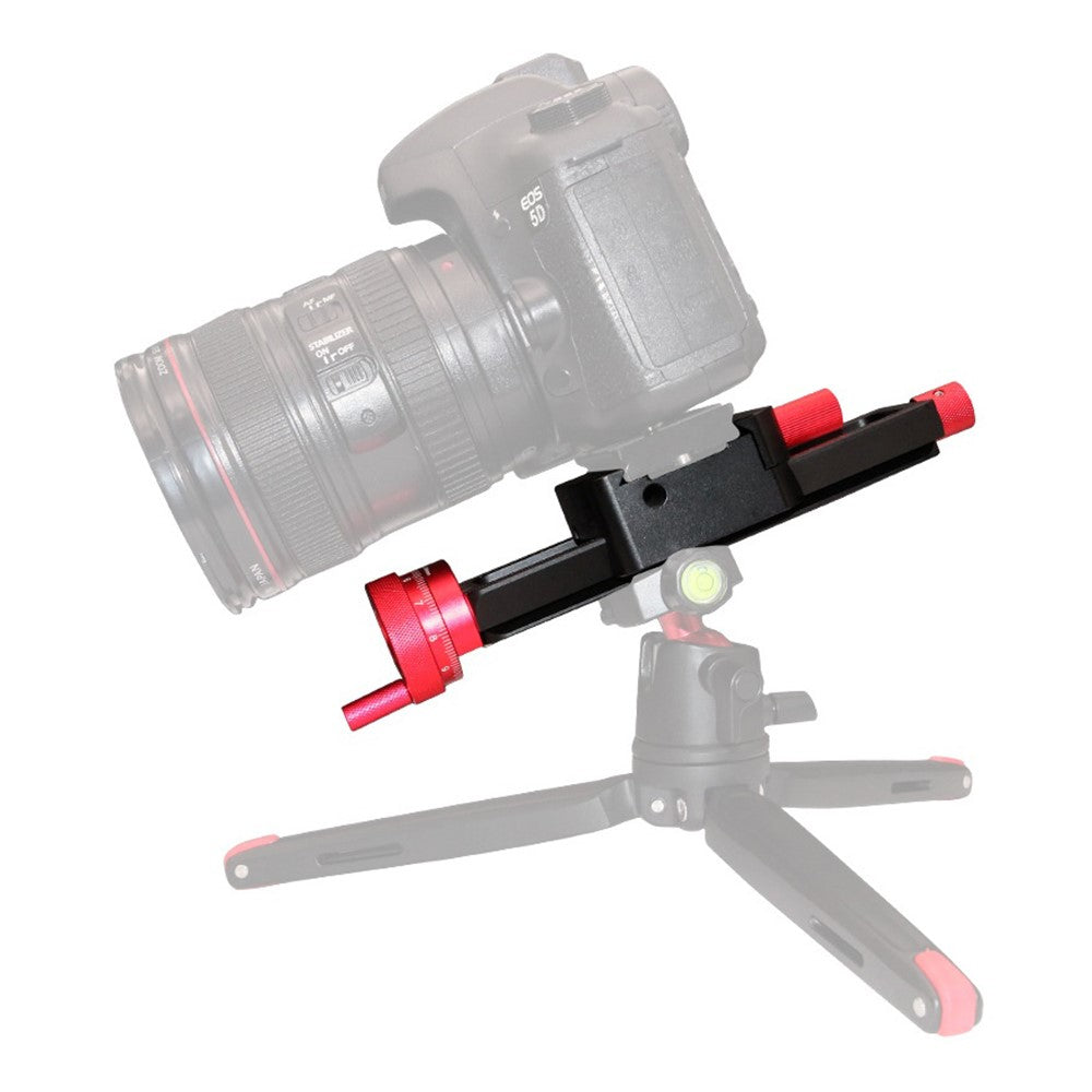 H045 Camera Tripod Slider Macro Slide Rail Photography Quick Release Plate Clamp Base
