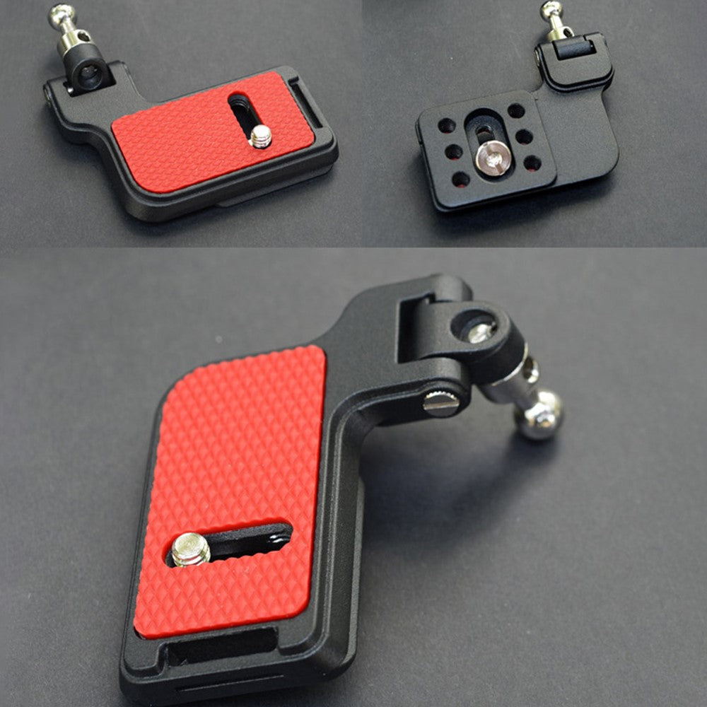 B025 Camera Tripod Gimbal Quick Release Plate for Hand Shoulder Strap Ball Head Lock