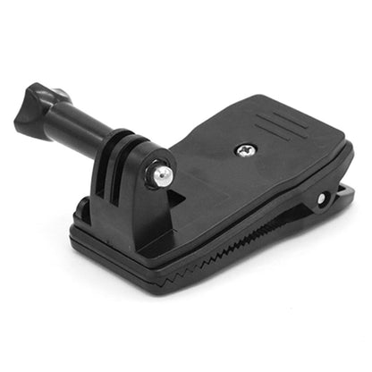 G154 For Gopro Hero 6 / 5 / 4 / 3+ / 3 / 2 / 1 360 Degrees Rotation Backpack Clip Camera Mount Bracket