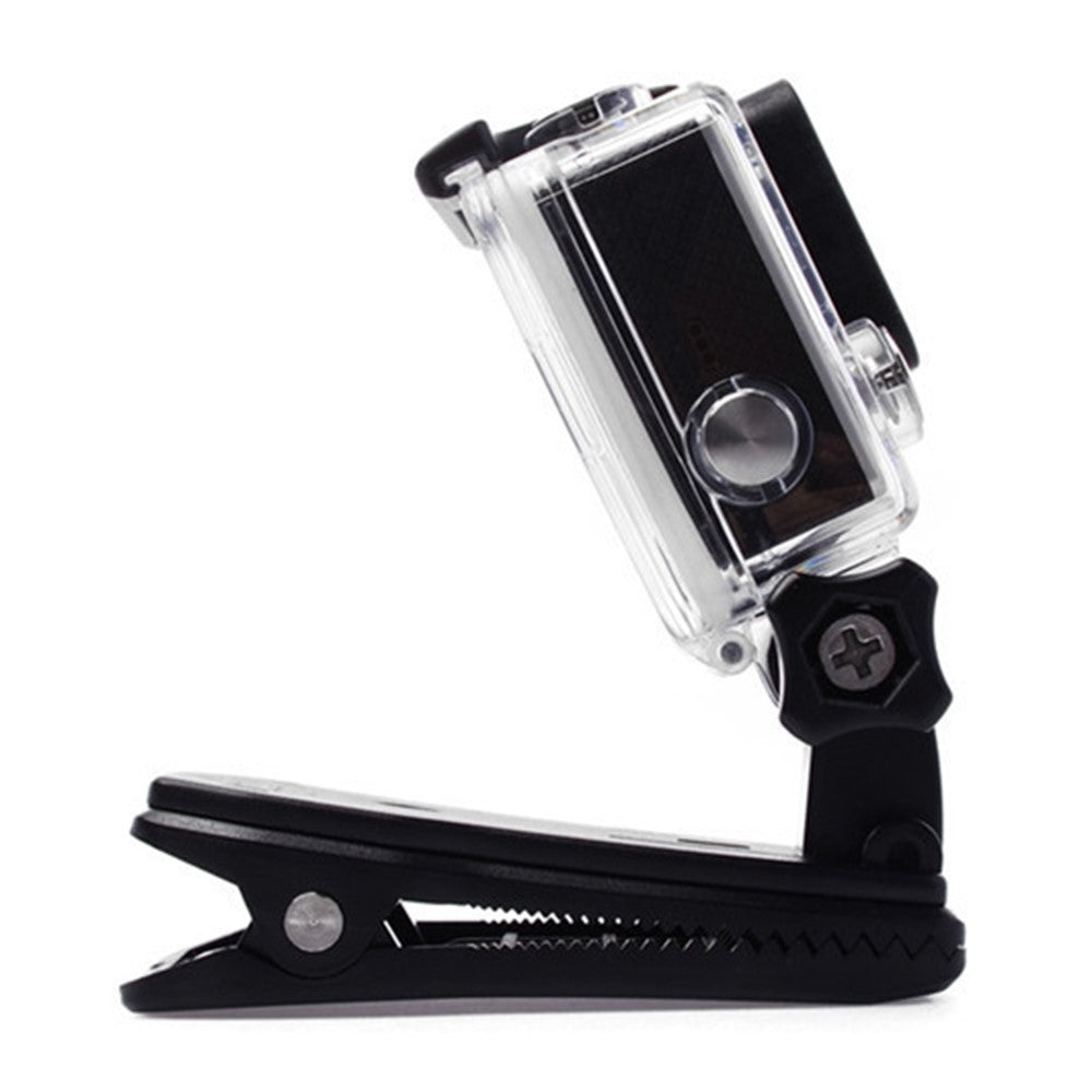 G154 For Gopro Hero 6 / 5 / 4 / 3+ / 3 / 2 / 1 360 Degrees Rotation Backpack Clip Camera Mount Bracket