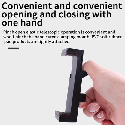 A016 Multifunctional Horizontal Vertical Mobile Phone Holder Clip for Tripod