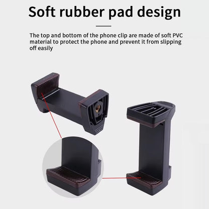 A016 Multifunctional Horizontal Vertical Mobile Phone Holder Clip for Tripod
