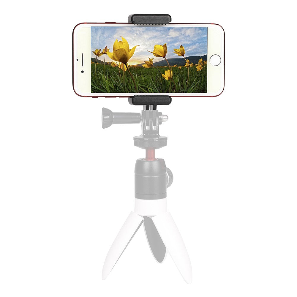 D012 for GoPro Hero 7 / 6 / 5 / 4 / 3 / 2 / 1 Retractable Tripod Phone Clip with 1  /  4" Screw Adapter
