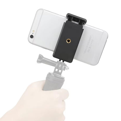 D012 for GoPro Hero 7 / 6 / 5 / 4 / 3 / 2 / 1 Retractable Tripod Phone Clip with 1  /  4" Screw Adapter
