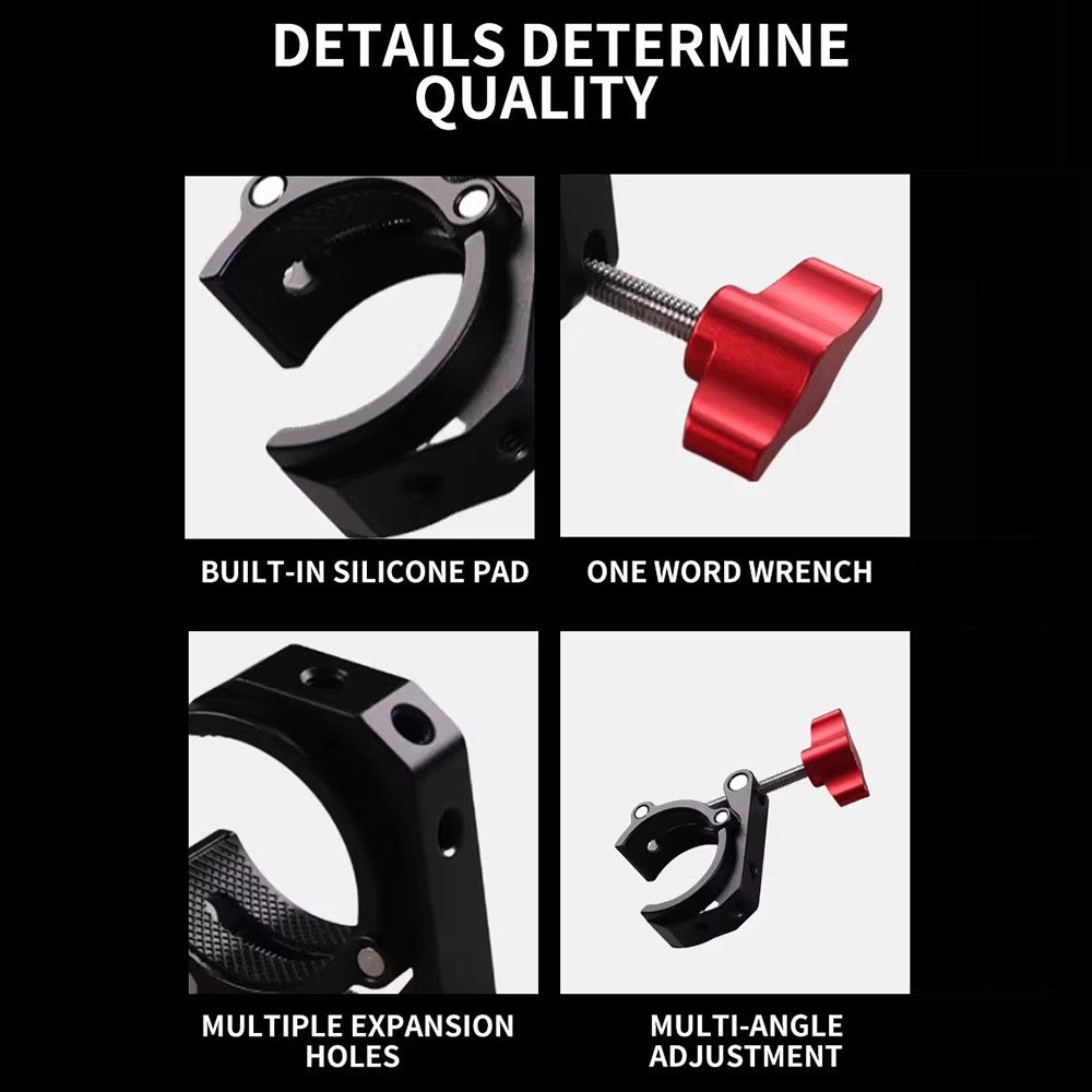 Z076 for DSLR Camera Super Clamp with 1 / 4" Threaded Holes Crab Shaped Camera Clamp Mount