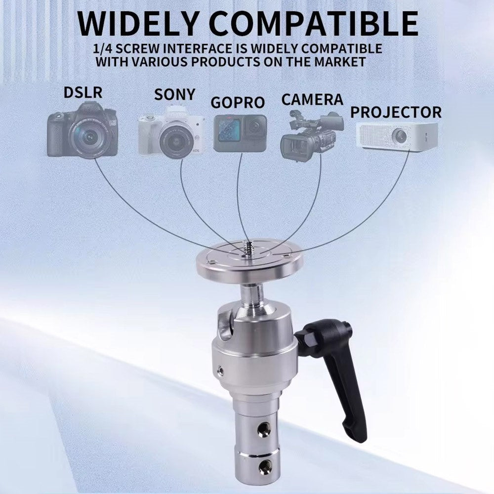Z058 High Strength Aluminum Alloy Gimbal Bracket Photograph Adapter for Tripod