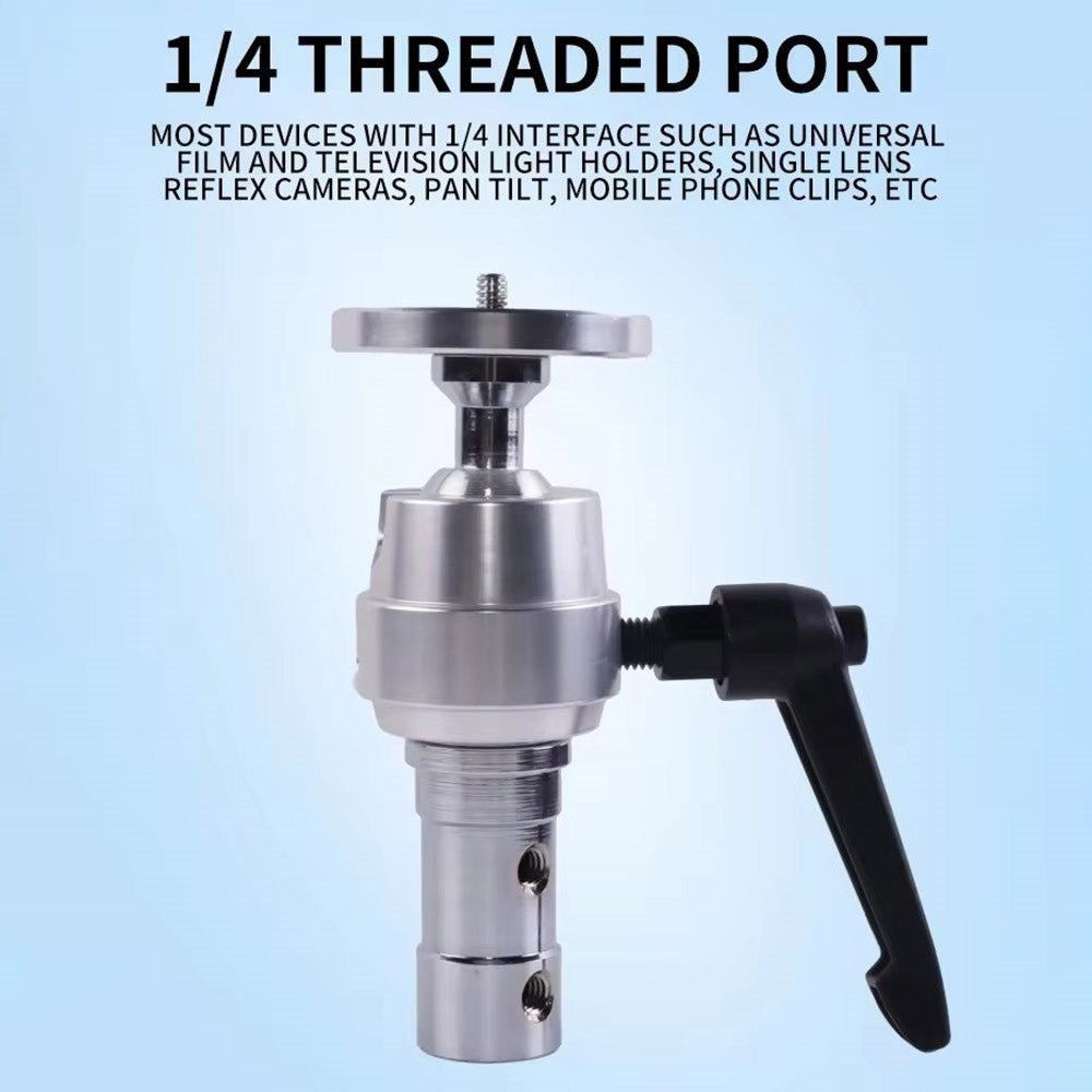 Z058 High Strength Aluminum Alloy Gimbal Bracket Photograph Adapter for Tripod