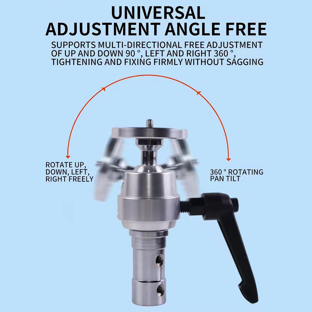 Z058 High Strength Aluminum Alloy Gimbal Bracket Photograph Adapter for Tripod
