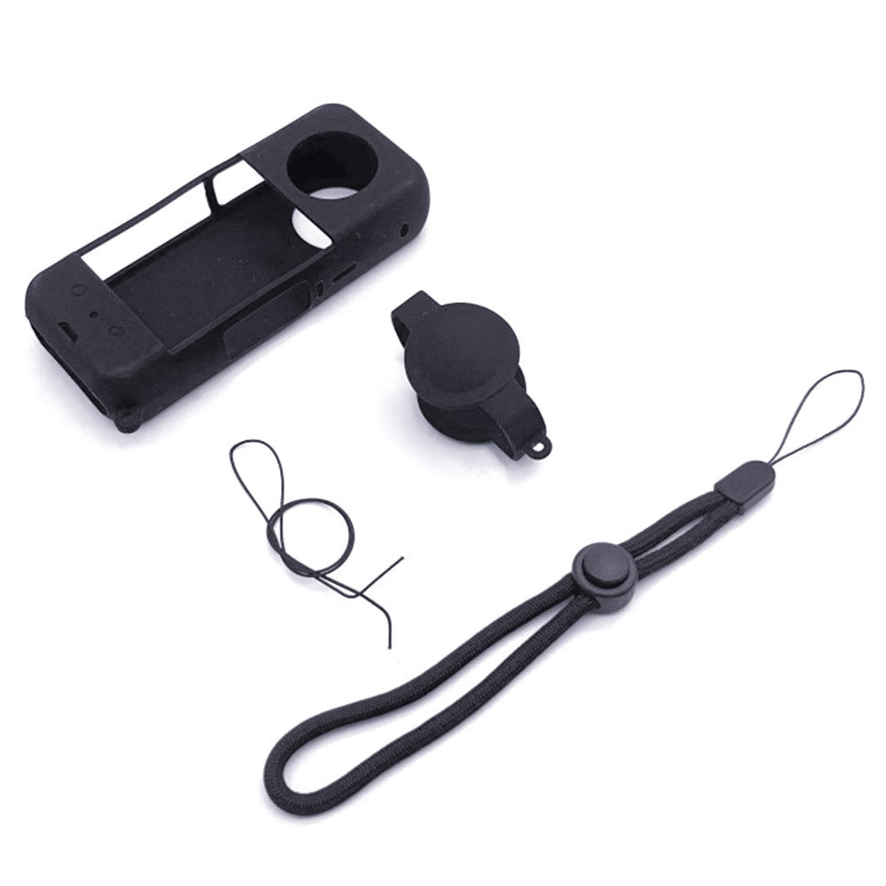 For Insta360 X3 Camera Body Silicone Cover Protective Case with Lens Guard