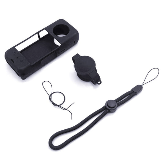 For Insta360 X3 Camera Body Silicone Cover Protective Case with Lens Guard