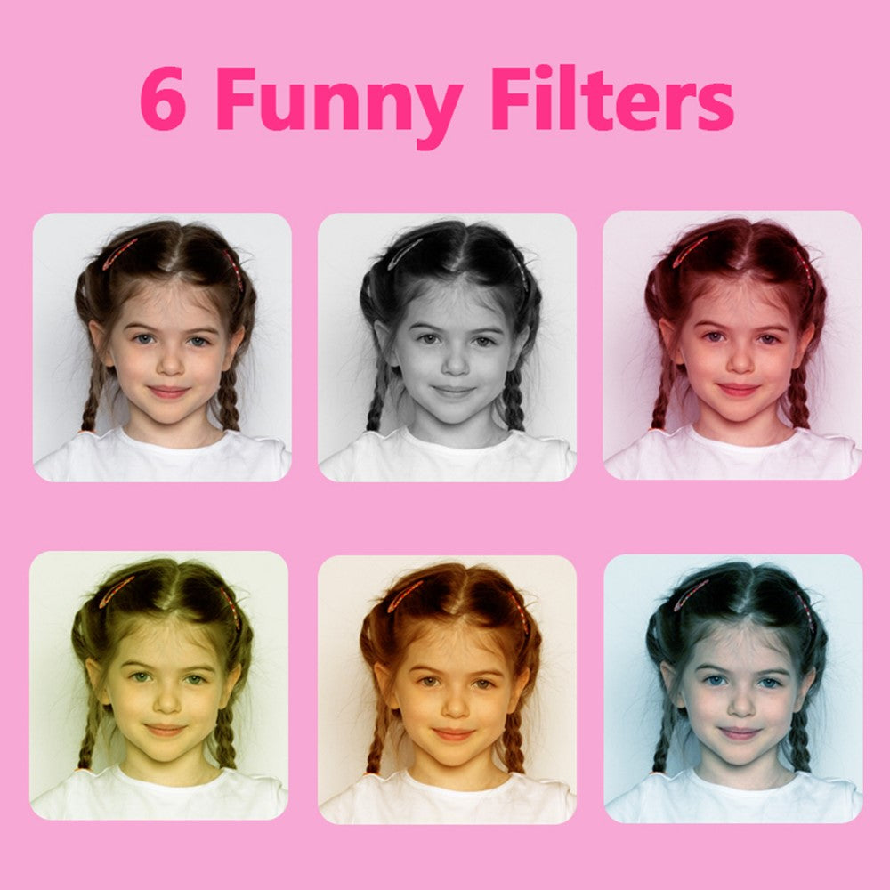 K5 3.5-Inch Screen Kids Camera Children Educational Toy Girl Boy Birthday Christmas Gift with Carrying Rope