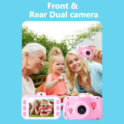 K5 3.5-Inch Screen Kids Camera Children Educational Toy Girl Boy Birthday Christmas Gift with Carrying Rope