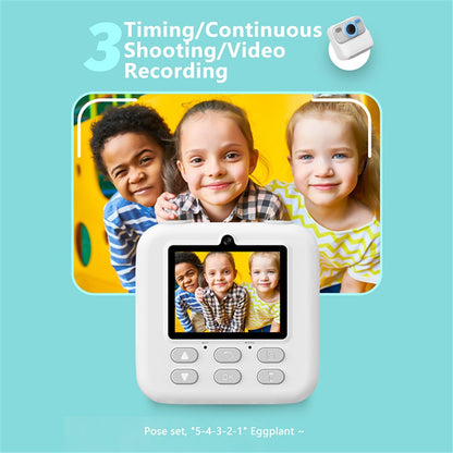 P79 Photo Instant Print Kids Digital Camera Fun Game HD 1080P Dual Lens Camera