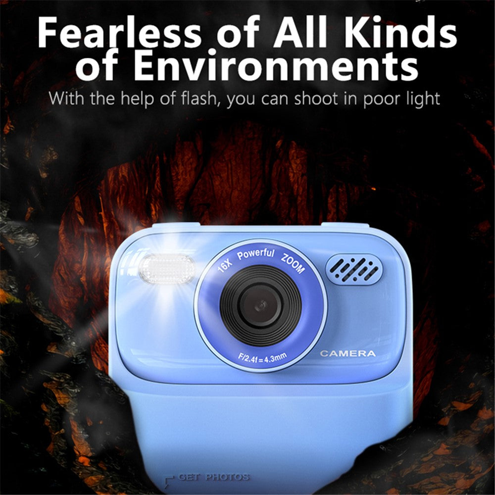 P79 Photo Instant Print Kids Digital Camera Fun Game HD 1080P Dual Lens Camera