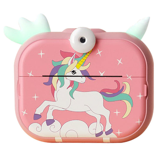 X3D 2.4-inch IPS Screen 10X Zoom 1080P HD Kids Instant Print Camera Built-In Games