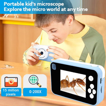 AC10 HD Dual Lens 2.4 Inch IPS Screen Kids Camera with Tripod, No Memory Card