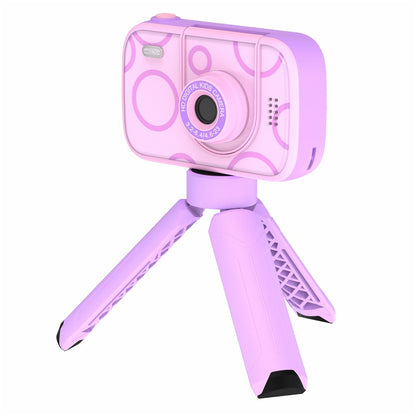 H19 2.4 inch Screen Children Camera 180-Degree Flip Camera Len with Tripod / 32G Memory Card