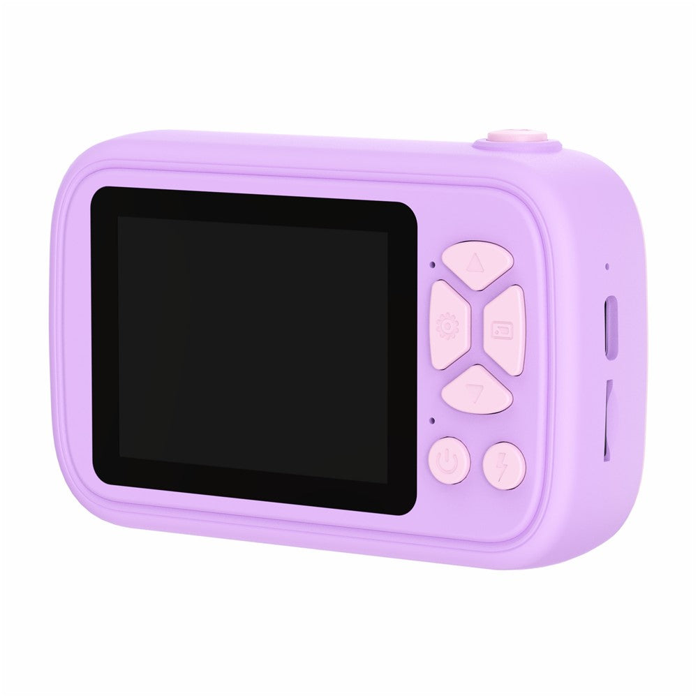 H19 2.4 inch Screen Children Camera 180-Degree Flip Camera Len with Tripod / 32G Memory Card