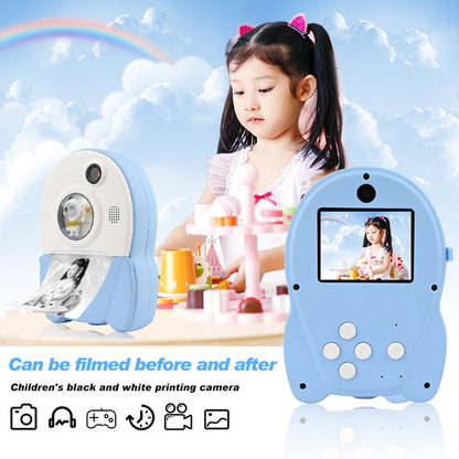 KDC-0013A Kids Toy 2.4 inch Screen Camera Instant Photo Printer with 32G TF Card+Card Reader