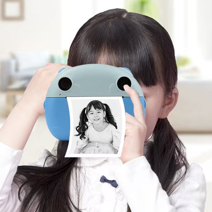 KDC-0013B 2.4 inch Screen HD Kids Instant Camera Dual Lens Thermal Printing Camera Toy