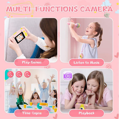 KDC-0025 180 Degree Flip Lens 2.0 Inch Screen Mini Kids Camera Video Recorder, without Silicone Case