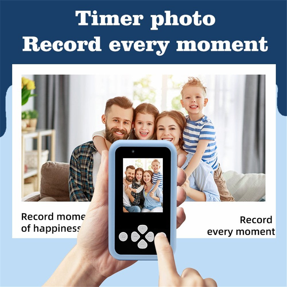 KDC-0027A 2.4 inch Screen Kid's Phone Toy Digital Camera Children Educational Toy (32G TF Card+Card Reader)