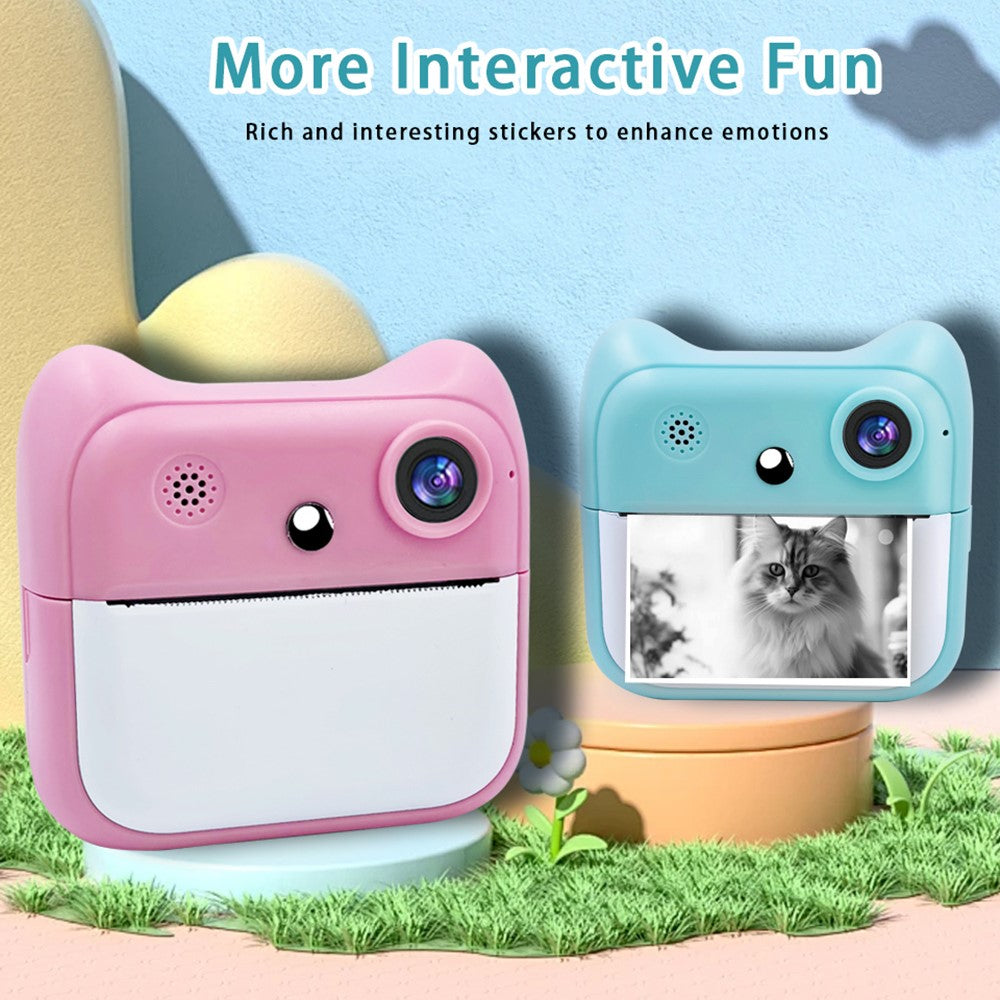 A25 2.4 Inch Kids Instant Print Digital Camera Video Recorder with Built-In Games