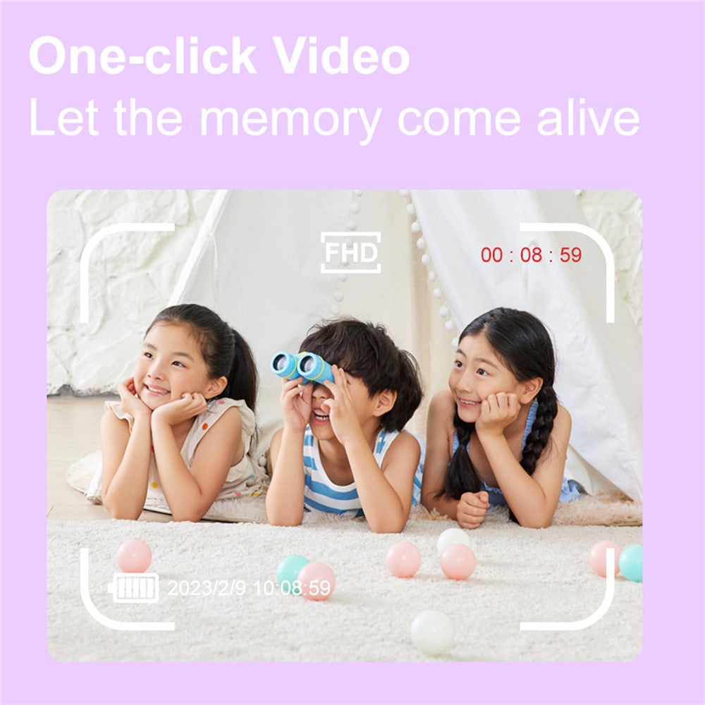 X12 Mini Camera Toy HD Dual Lens Video Recorder for Children Gift (with 32G Memory Card + Card Reader)