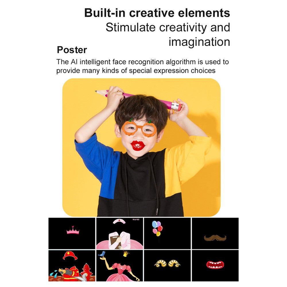 X12 Mini Camera Toy HD Dual Lens Video Recorder for Children Gift (with 32G Memory Card + Card Reader)