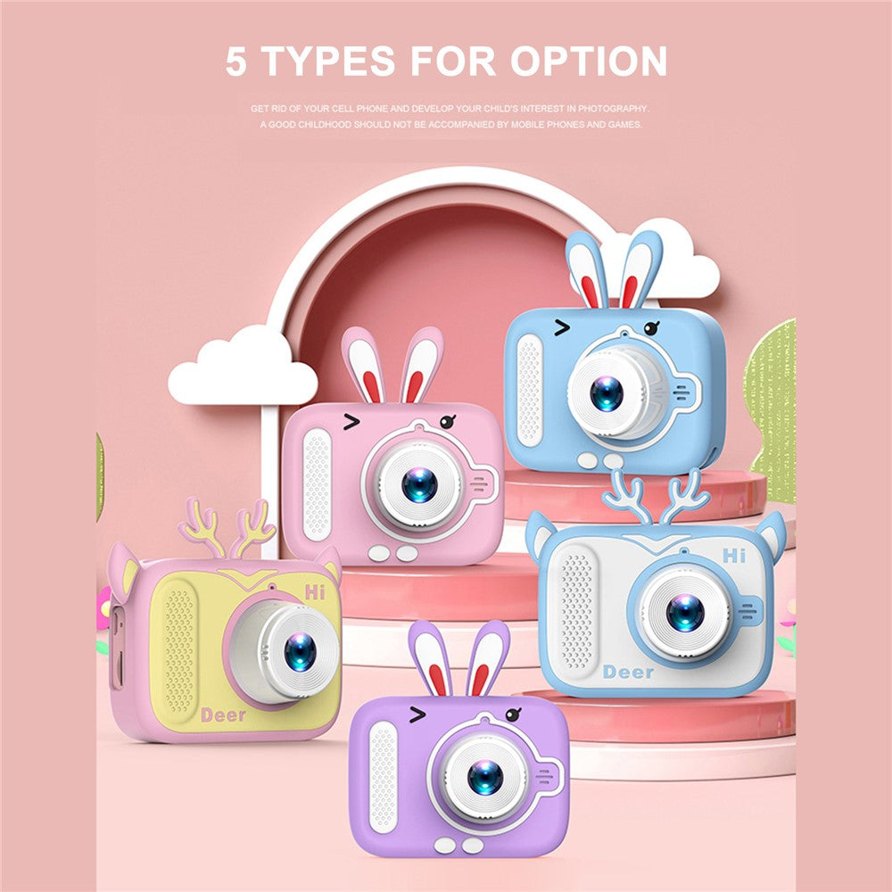 X12 Mini Camera Toy HD Dual Lens Video Recorder for Children Gift (with 32G Memory Card + Card Reader)