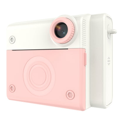 P4 2.8-Inch Kids Instant Print Camera Built-In Games HD Dual Lens Video Recorder, with 32G Memory Card + Card Reader