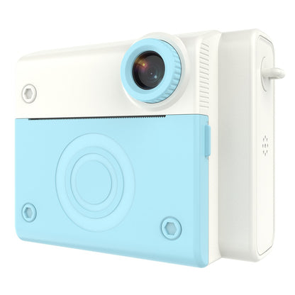 P4 2.8-Inch Kids Instant Print Camera Built-In Games HD Dual Lens Video Recorder, with 32G Memory Card + Card Reader