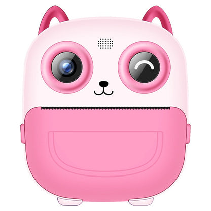 S5 2.4-Inch HD Dual Lens Cartoon Kids Instant Print Camera MP3 Player Video Recorder, with 32G Memory Card + Card Reader