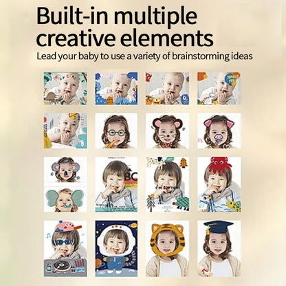 S5 2.4-Inch HD Dual Lens Cartoon Kids Instant Print Camera MP3 Player Video Recorder, with 32G Memory Card + Card Reader