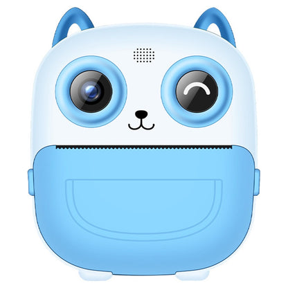 S5 2.4-Inch HD Dual Lens Cartoon Kids Instant Print Camera MP3 Player Video Recorder, with 32G Memory Card + Card Reader