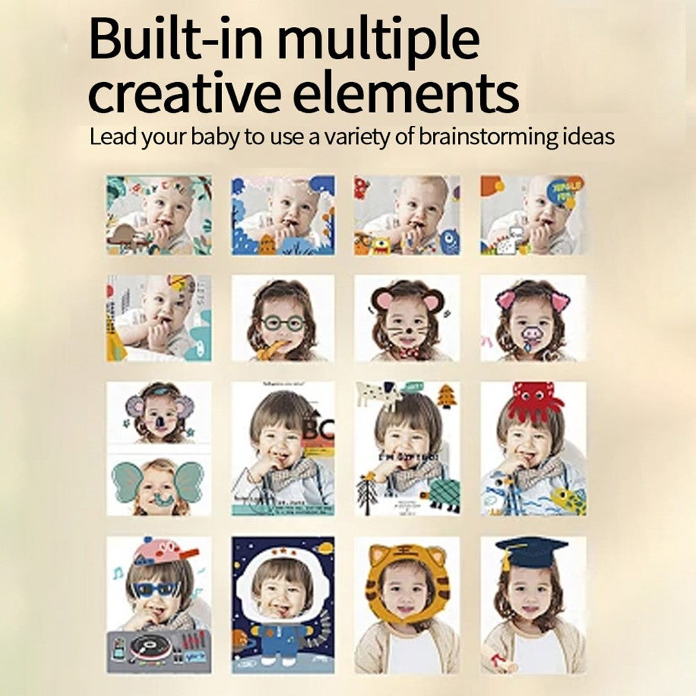 S5 2.4-Inch HD Dual Lens Cartoon Kids Instant Print Camera Built-In Games MP3 Player Video Recorder