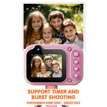 D60 3m Underwater 2.4-Inch IPS Screen Dual Lens Kids Camera with 32G Memory Card + Card Reader, No Tripod