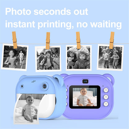 Y600 2.0-inch Screen Children 24MP HD Instant Camera Thermal Printing Photo Printer