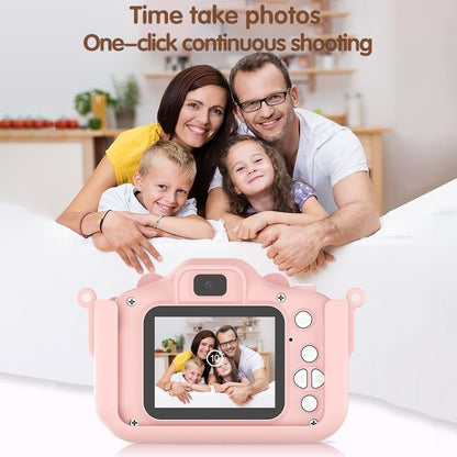 x11s Cartoon Rabbit Shaped Kids Camera Toy Children Photo Video Recorder with 32G Memory Card