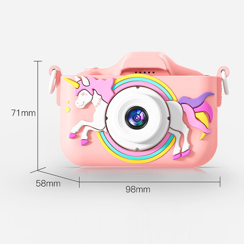 Y20 Cartoon Children Camera Kids Educational Toy Birthday Gift for Kids Toddlers