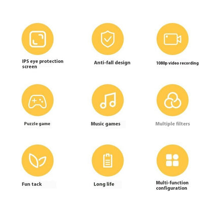 Y20 Cartoon Children Camera Kids Educational Toy Birthday Gift for Kids Toddlers