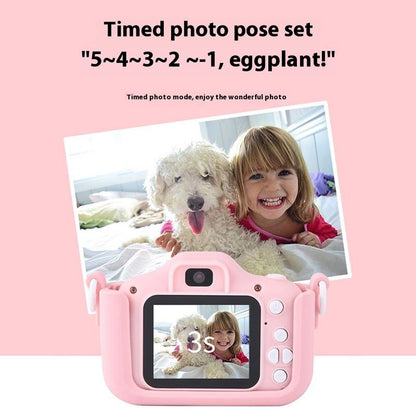 Y20 Cartoon Children Camera Kids Educational Toy Birthday Gift for Kids Toddlers