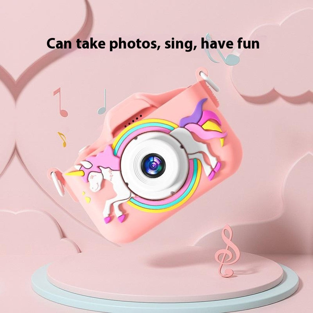 Y20 Cartoon Children Camera Kids Educational Toy Birthday Gift for Kids Toddlers