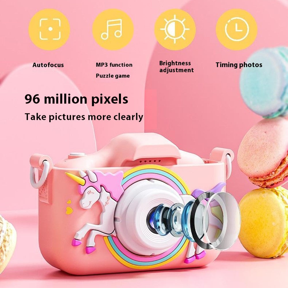 Y20 Cartoon Children Camera Kids Educational Toy Birthday Gift for Kids Toddlers