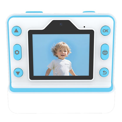 D101 2.4-inch HD Screen Dual Lens Kids Instant Camera Photo Thermal Printer with 32G Memory Card